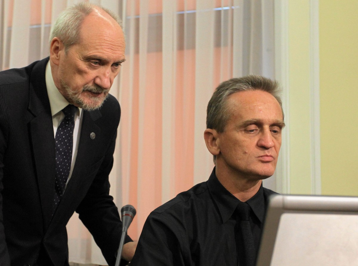 Antoni Macierewicz i prof. Chris Cieszewski