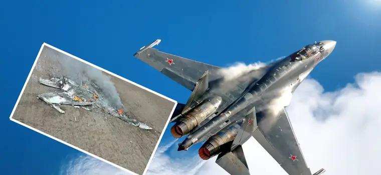 Rosyjski Su-35 zestrzelony nad Ukrainą. Wyjaśniamy, co to za samolot