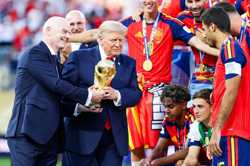 Donald Tramp na finalu Mundijala