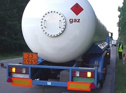 Na gazie pędził cysterną z gazem
