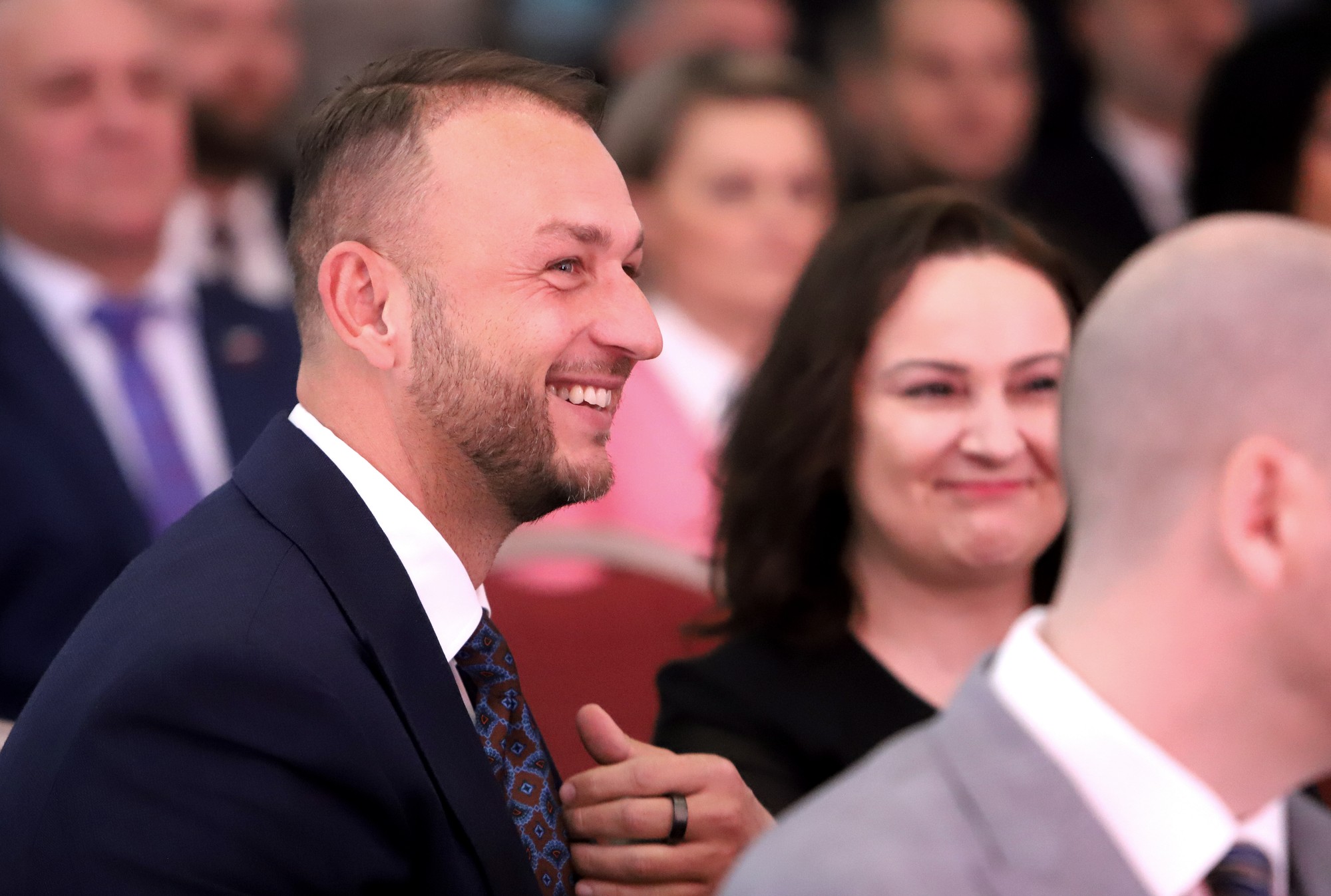Predseda strany Hlas-SD Matúš Šutaj Eštok. 