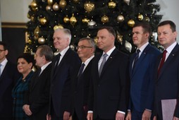 Mateusz Morawiecki, Beata Szydło, Piotr Gliński, Jarosław Gowin, Andrzej Adamczyk, Andrzej Duda, Witold Bańka, Mariusz Błaszczak rekonstrukcja