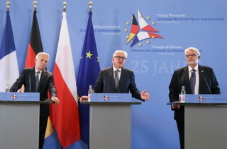 Szefowie MSZ państw Trójkąta Weimarskiego: chcemy wzmocnić UE