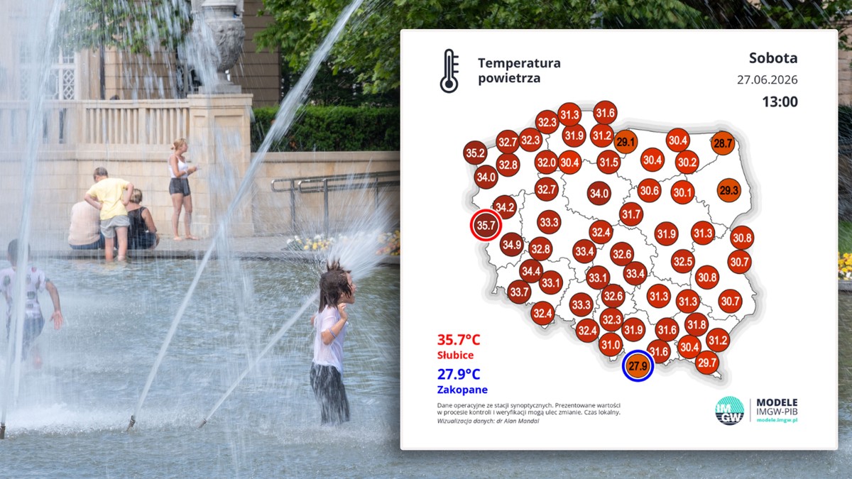 Jest najnowsza prognoza pogody. Trudno w to wszystko uwierzyć