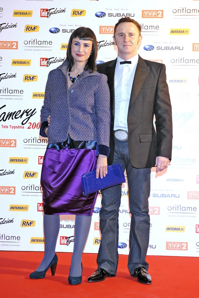 Joanna Brodzik i Paweł Wilczak w 2009 r.