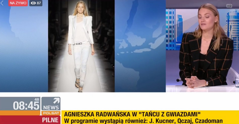 Anna Jagodzińska w Polsat News