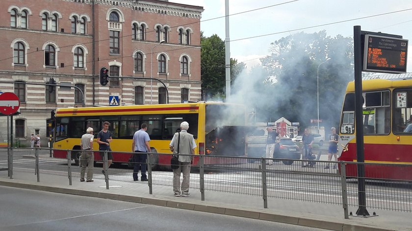 Pożar autobusu MPK