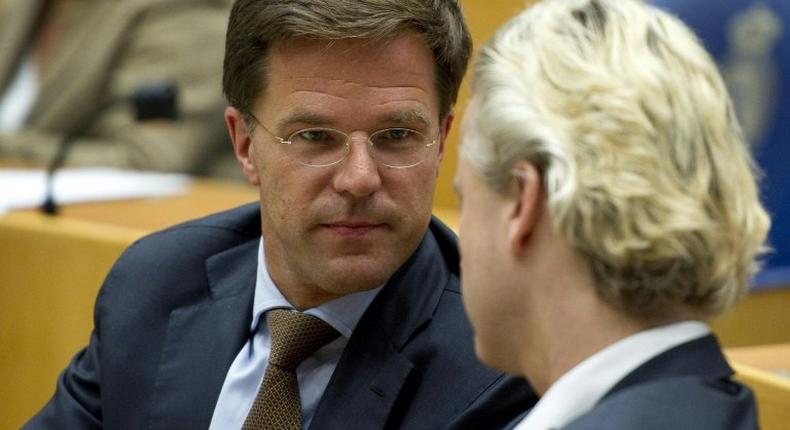 Dutch Prime Minister Mark Rutte will go head-to-head with his main rival Geert Wilders