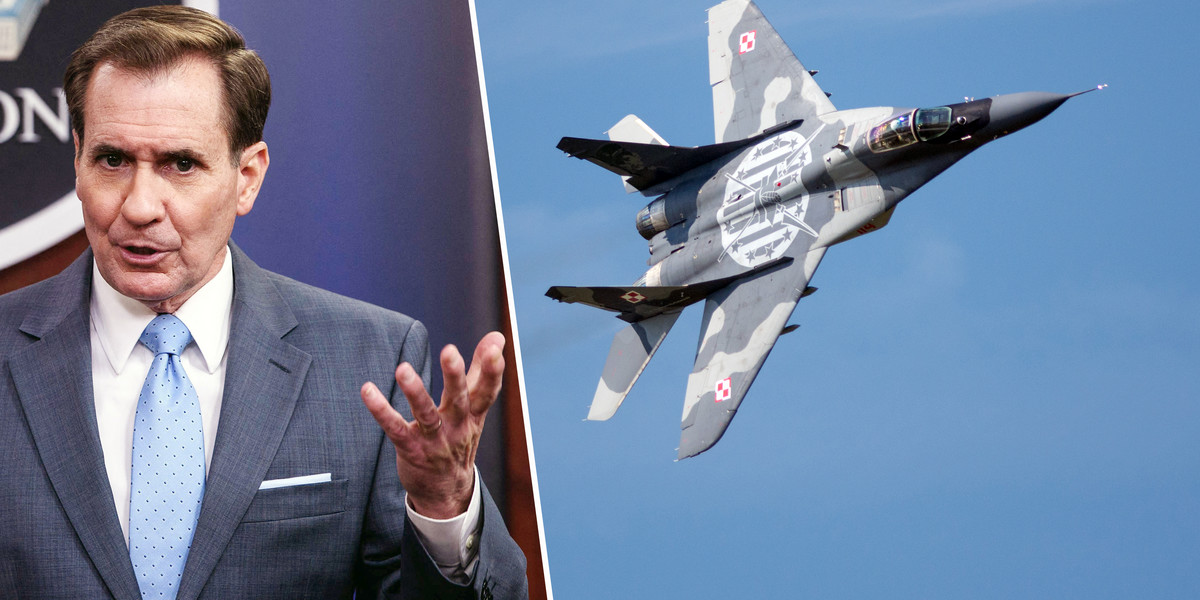 Wojna na Ukrainie. Pentagon odpowiedział Polsce ws. przekazania MiG-ów