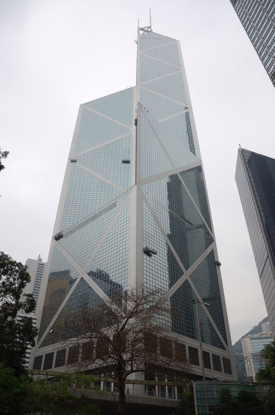 Wieżowiec Bank Of China w Hong Kong Central