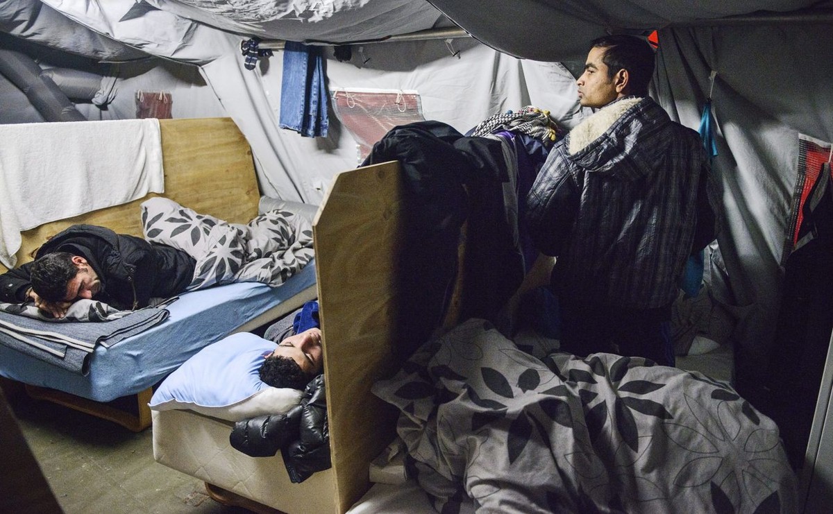 Obóz dla uchodźców w Danii