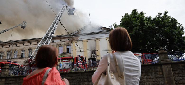 Pożar opuszczonej kamienicy w Krakowie został opanowany. "Nie było osób poszkodowanych"