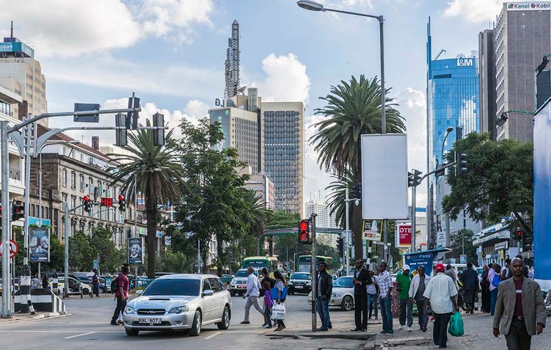 An image of Nairobi CBD Photo by Ninara