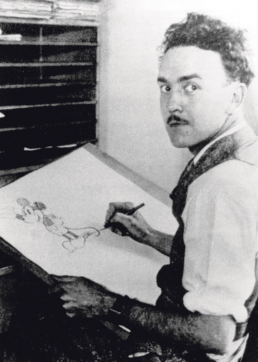 Od 1930. se pojavljuje i kao junak stripova. Glas mu je sve do 1947. pozajmljivao Volt Dizni