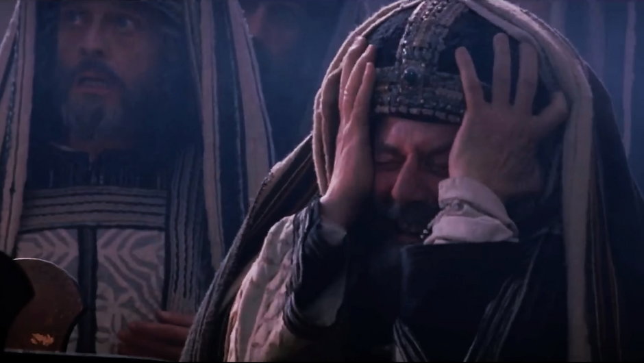 Fot. Kadr z filmu „Pasja” Mela Gibsona | Scena po śmierci Jezusa