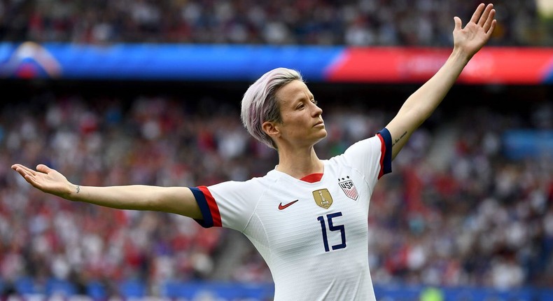 Megan Rapinoe.FRANCK FIFE/AFP/Getty Images