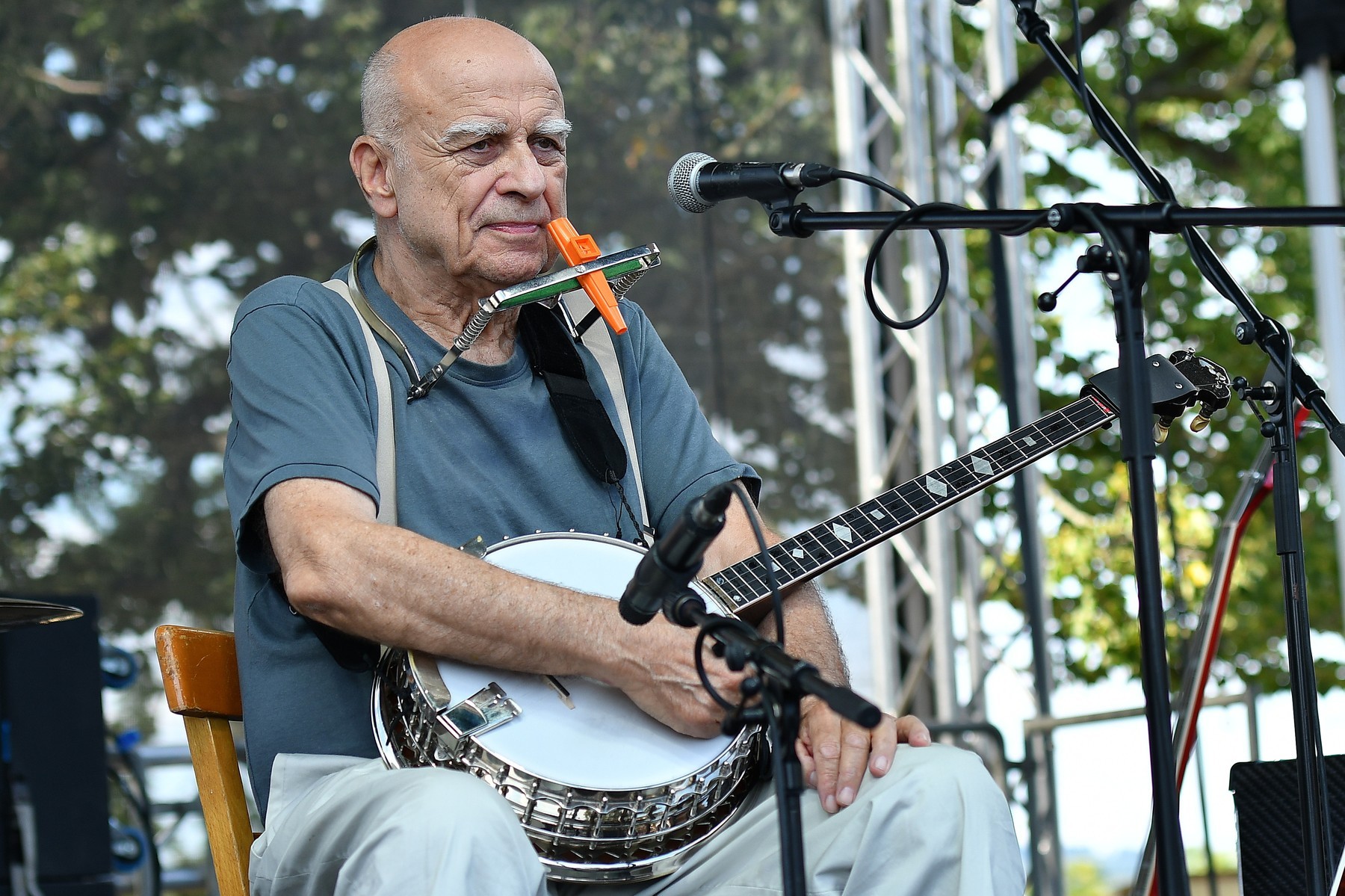 Český spevák Ivan Mládek.