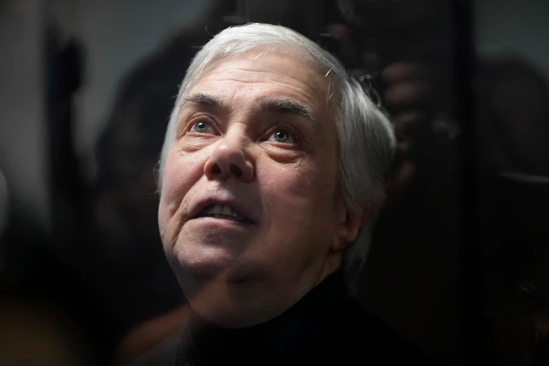 Dr Nadežda Bujanova na sudu u Moskvi 12. novembra