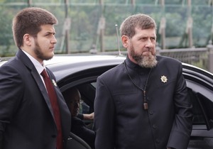 Ramzan Kadirov sa sinom Adamom 