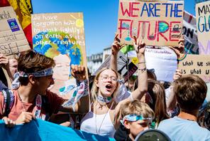 'Fridays for Future' Climate Demonstration In Aachen