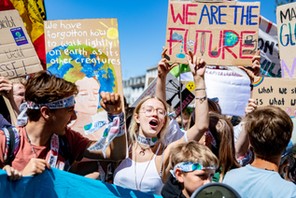 'Fridays for Future' Climate Demonstration In Aachen