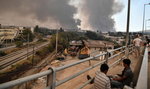 Ogromny pożar w pobliżu Aten. Mieszkańcom zalecono pozostanie w domach