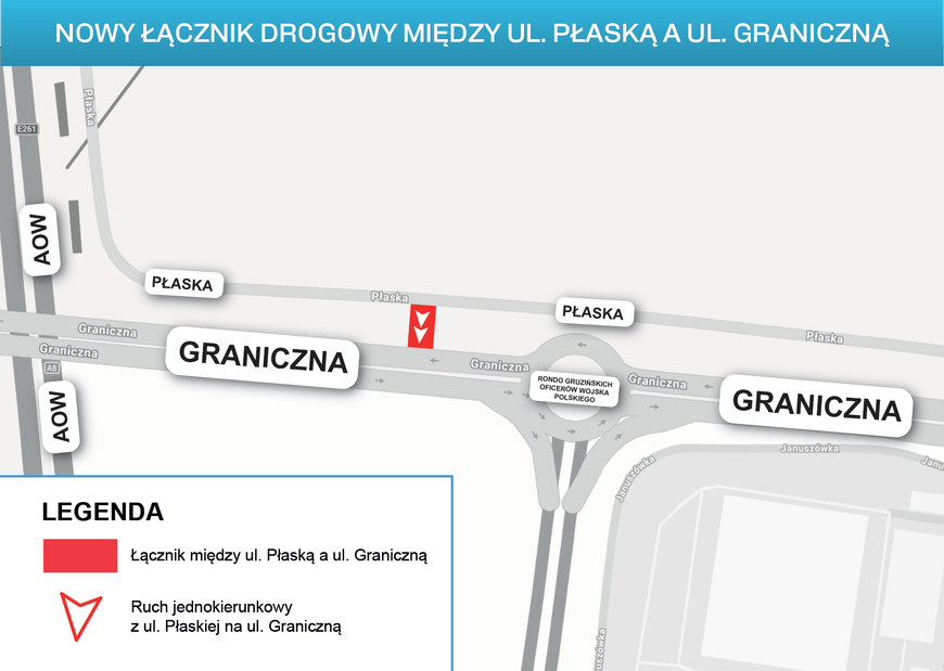 Tu w najbliższych tygodniach powstanie łącznik 