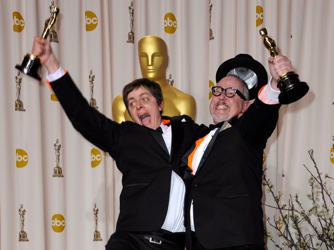 William Joyce i Brandon Oldenburg z Oscarem za najlepszą krótkometrażowę animację – 'The Fantastic Flying Books of Mr. Morris Lessmore'