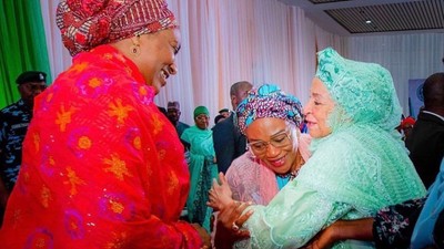 First Lady renames auditorium after Maryam Abacha. [Presidency]