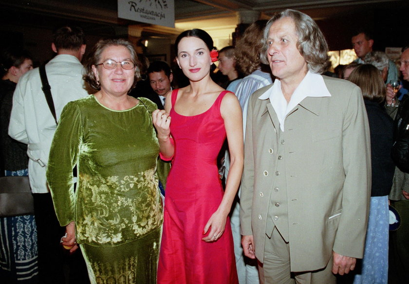 Danuta Steczkowska z mężem i córką
