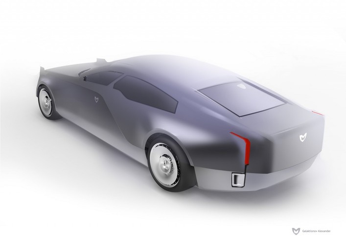 Konkursowy projekt nowej limuzyny Putina. Czy coś z tego zostanie wykorzystane przez Porsche przy tworzeniu auta produkcyjnego?