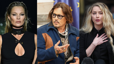 Amber Heard wspomniała w sądzie o Kate Moss. Media: prawnicy Johnny'ego Deppa mogą powołać modelkę na świadka