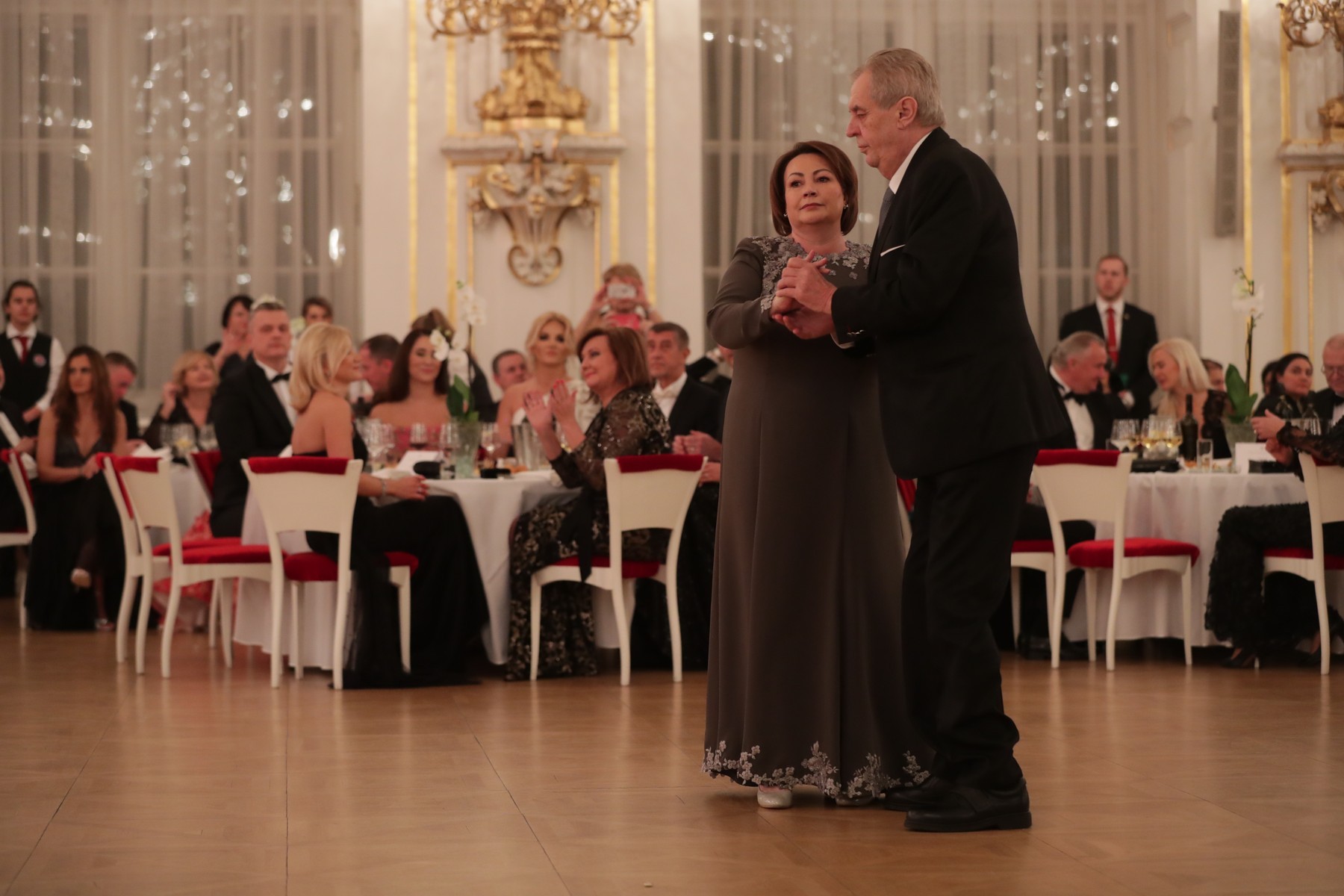 Bývalý český prezident Miloš Zeman s manželkou Ivanou. 