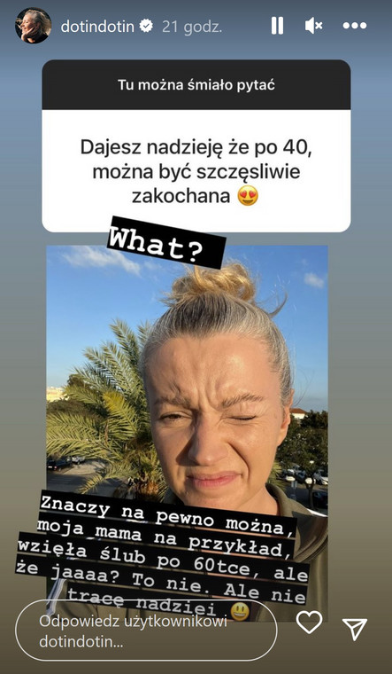 Dorota Szelągowska na Instagramie