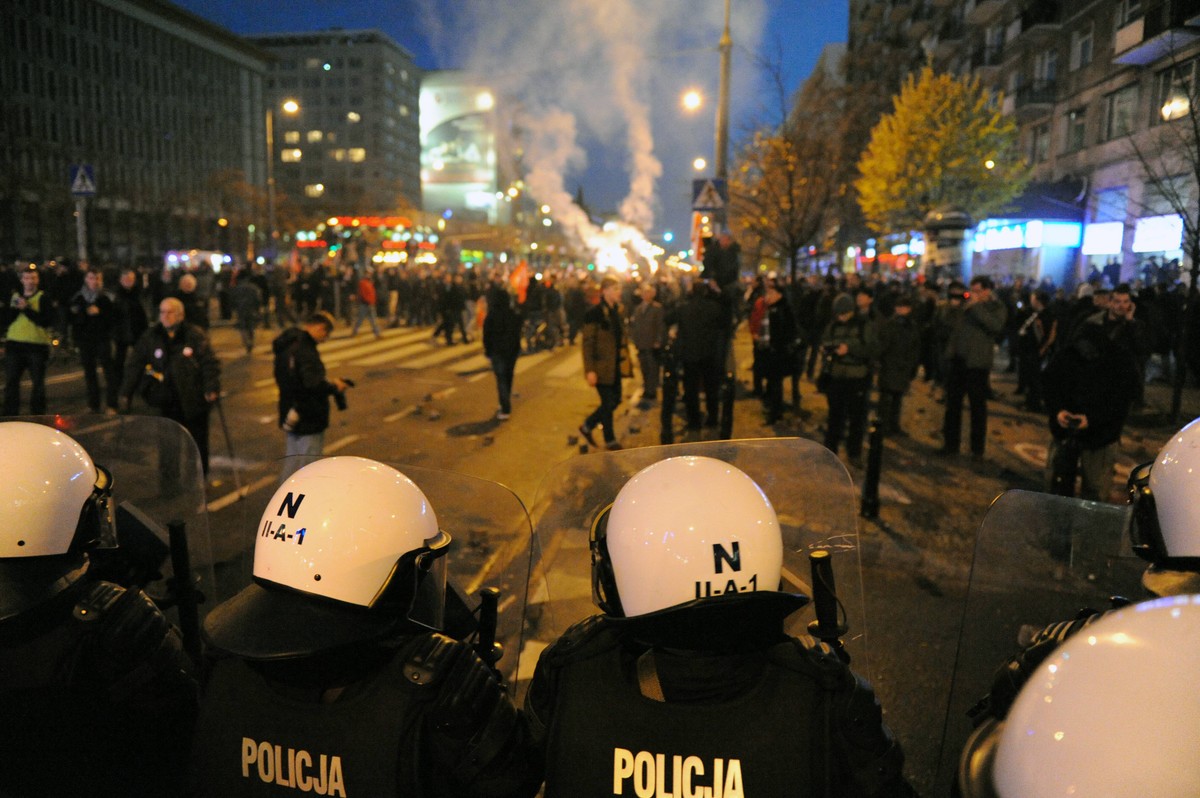 Zamieszki podczas Marszu Niepodległości w Warszawie
