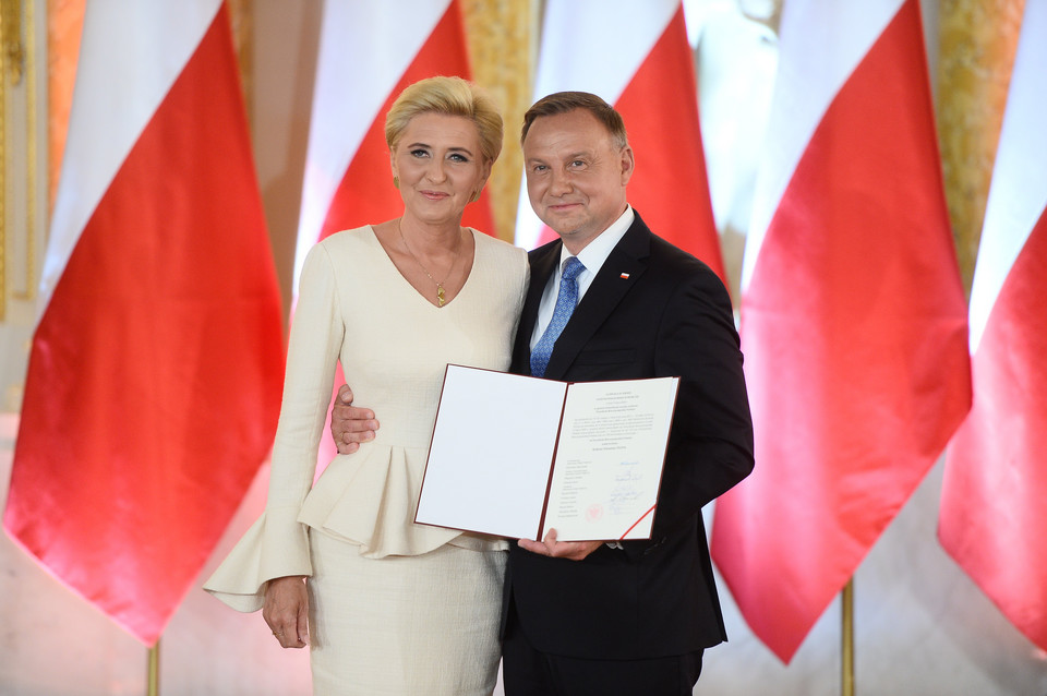 Agata Kornhauser-Duda i Andrzej Duda