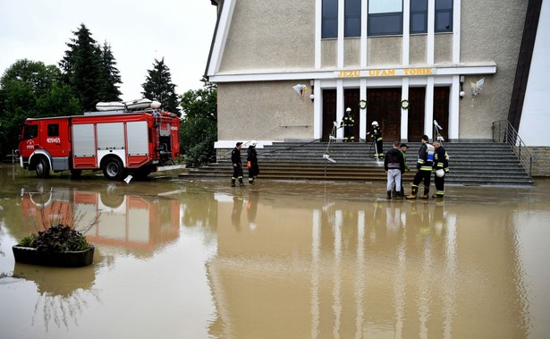 Zalania w Łapanowie