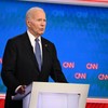 Džo Bajden tokom debate sa Donaldom Trampom, jun 2024. 