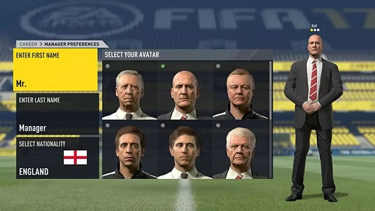 FIFA 17 - EA Sports prezentuje nowe funkcje w trybie kariery