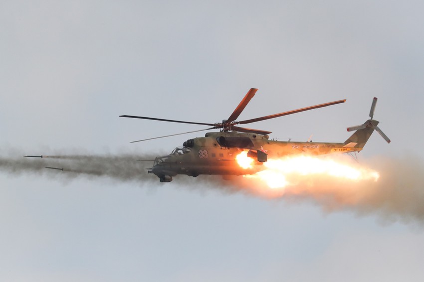Ruski borbeni jurišni helikopter “Mi-35”, “leteći tenk”