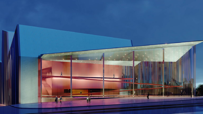 wizualizacja nowego budynku Teatru Muzycznego w Poznaniu