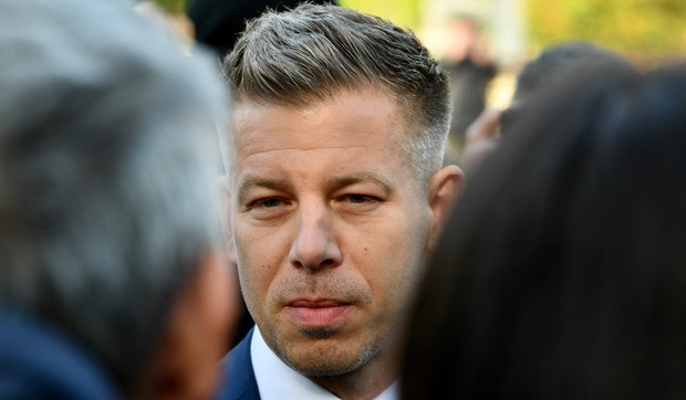 Peter Mađar na glasanju na izborima u Mađarskoj