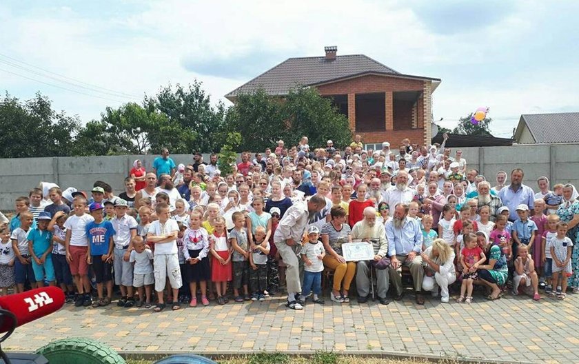 Paweł Semenjuk z rodziną