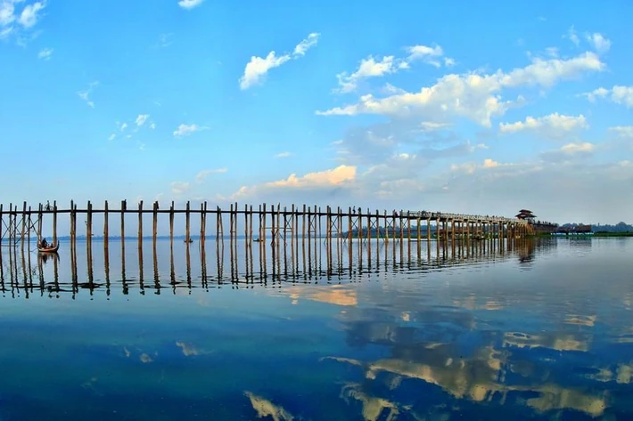 U Bein Bridge w Amarapura