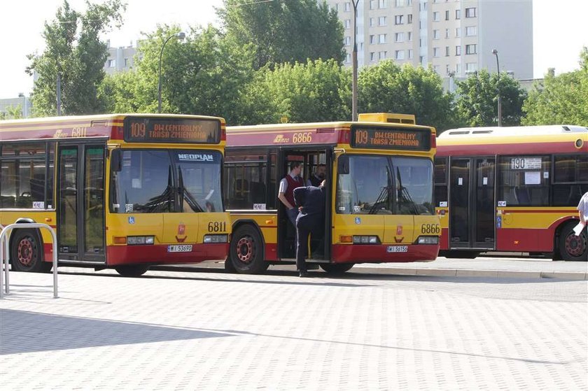 warszawa, autobus, mzk, tłok, pętla