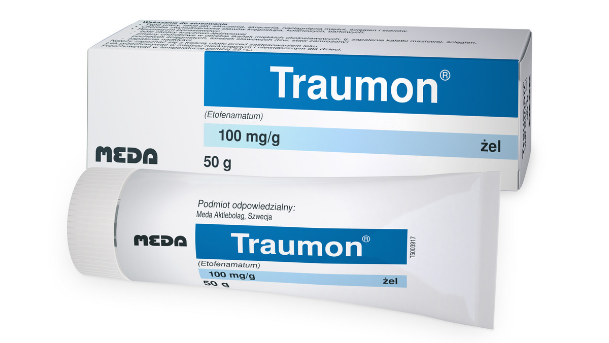 Traumon to lek przeciwbólowy i przeciwzapalny przynoszący ulgę przy kontuzjach sportowych, stłuczeniach, skręceniach, chorobie zwyrodnieniowej stawów czy w bólach kręgosłupa.