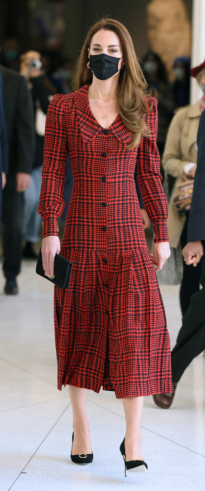 Kate Middleton w muzeum Wiktorii i Alberta w Londynie
