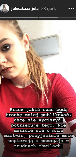 Julia Wróblewska na Instagramie