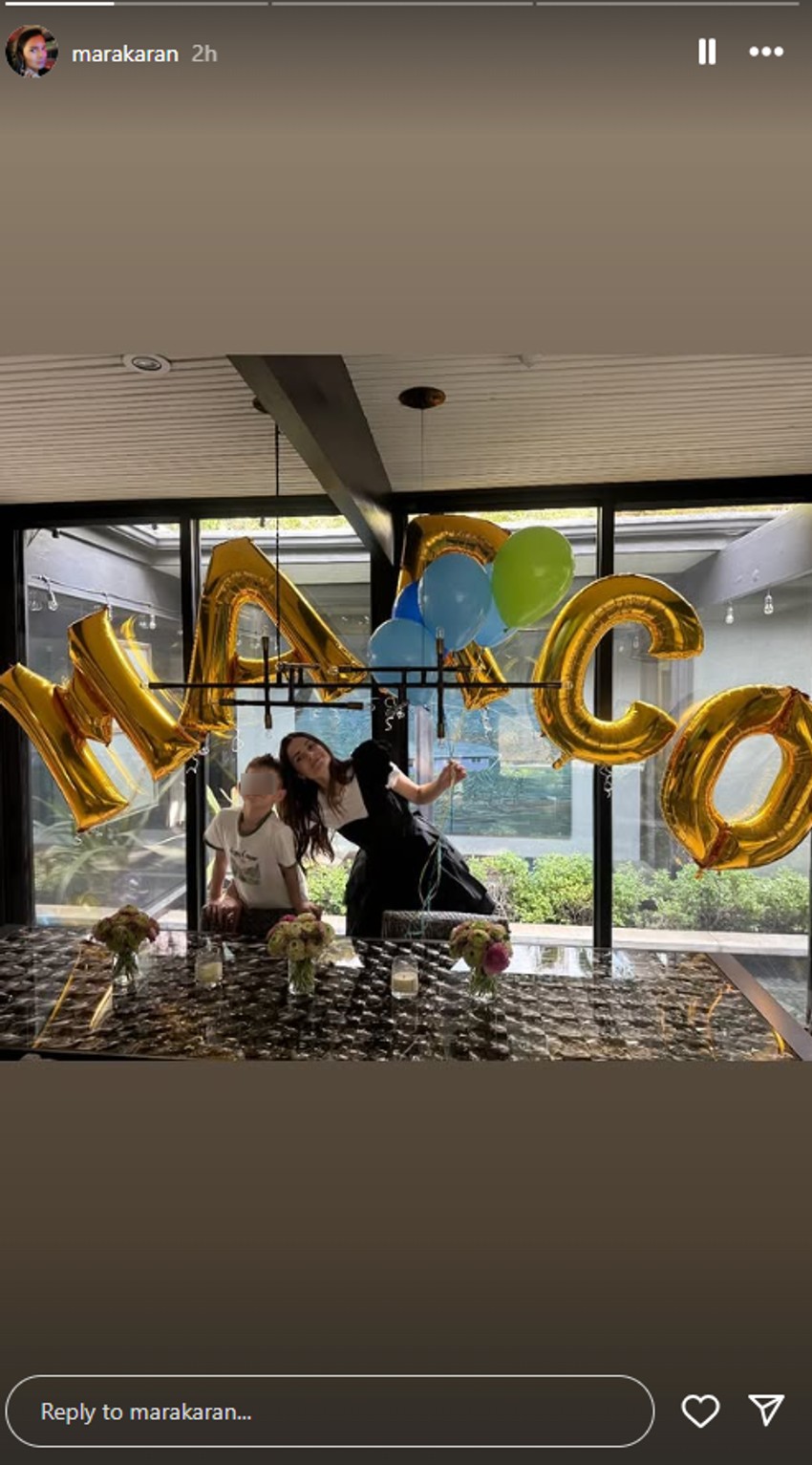 Sin Marije Karan proslavio rođendan