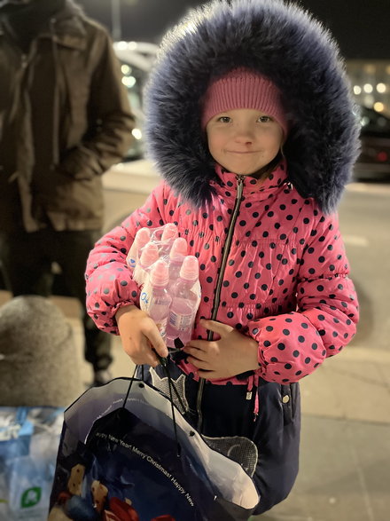 Dziecko ewakuowane z Ukrainy